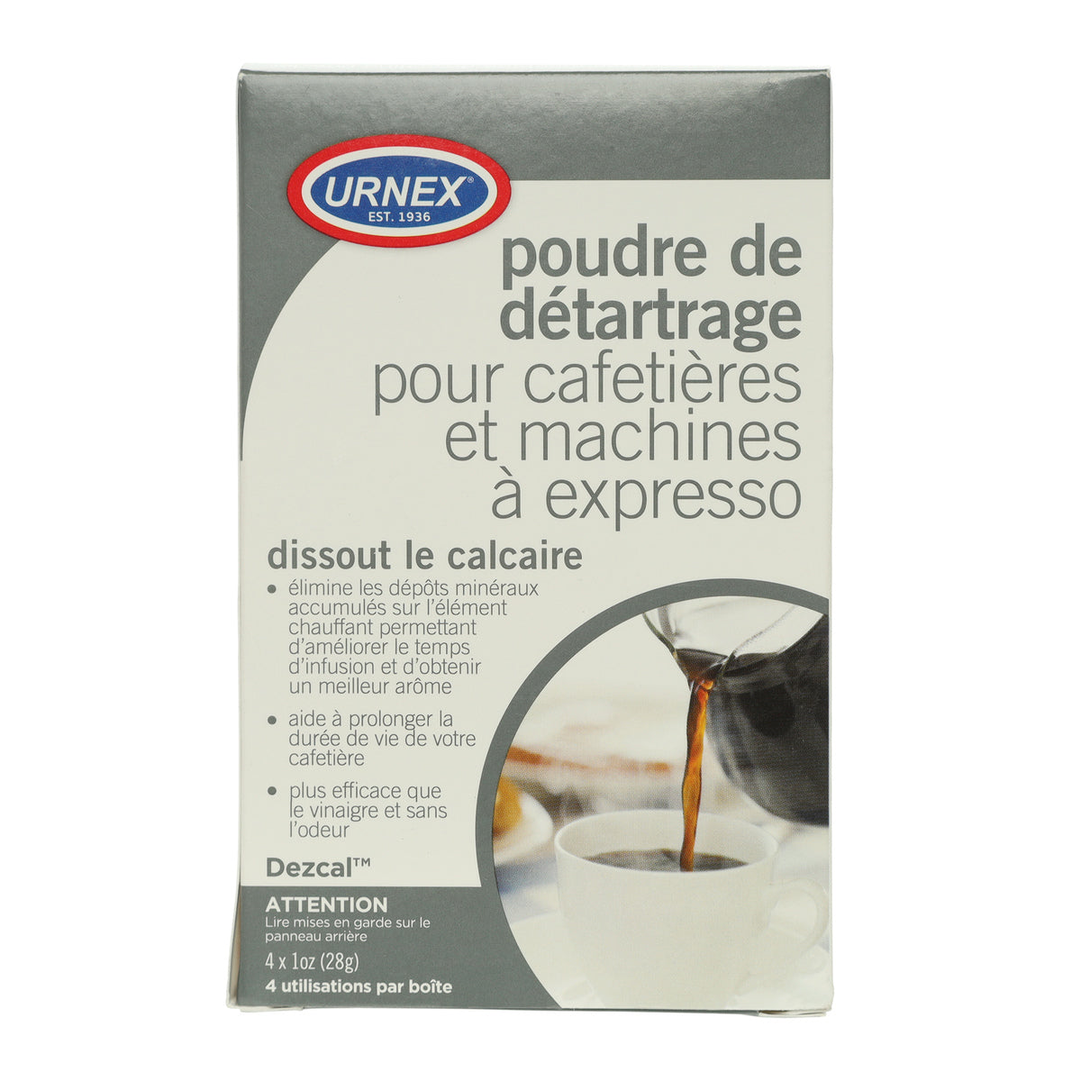 Bosch 00573828 Détartrant pour cafetière, lot de 4 accessoires