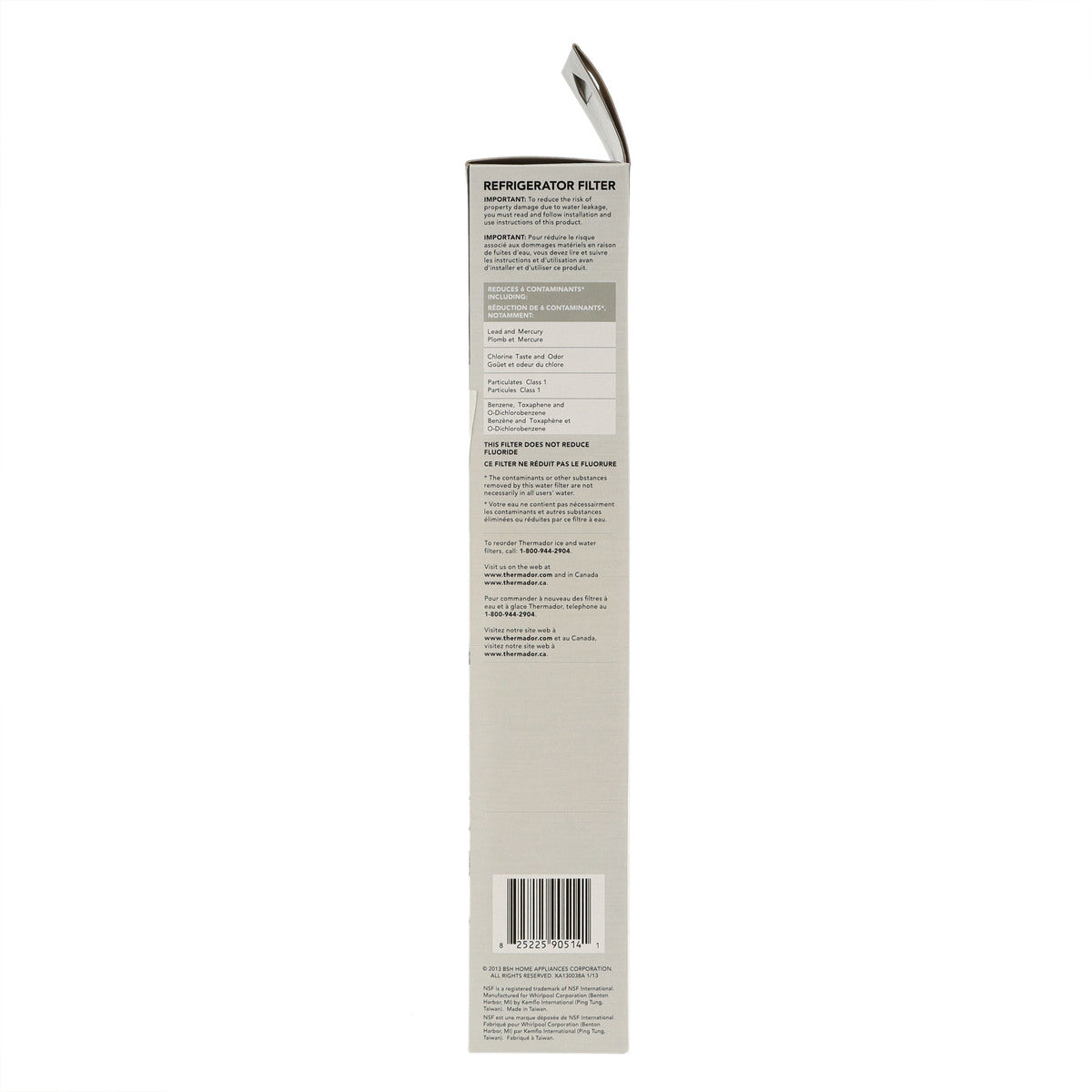 Thermador 00750673 Refrigerator Water Filter, REPLFLTR20 Model