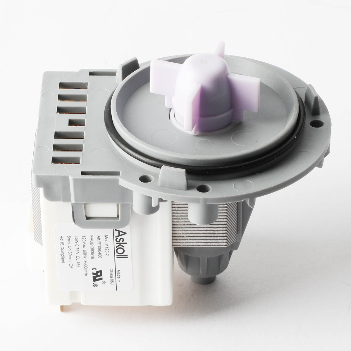 EAU61383518 AC Pump Motor Assembly for LG/Kenmore Dishwasher
