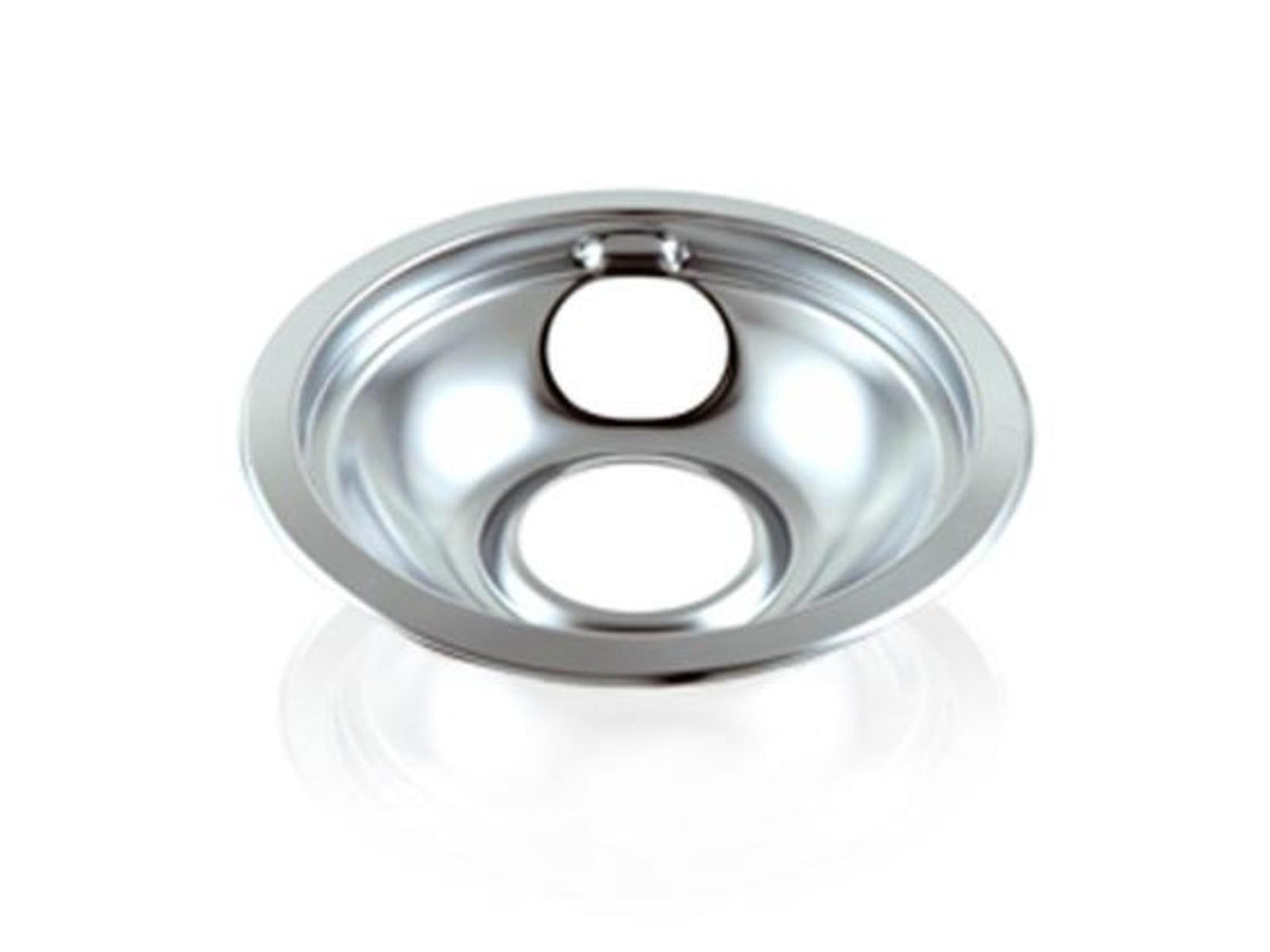 Whirlpool WPW10196406 6" Chrome Stove Drip Bowl - Oven Range Part