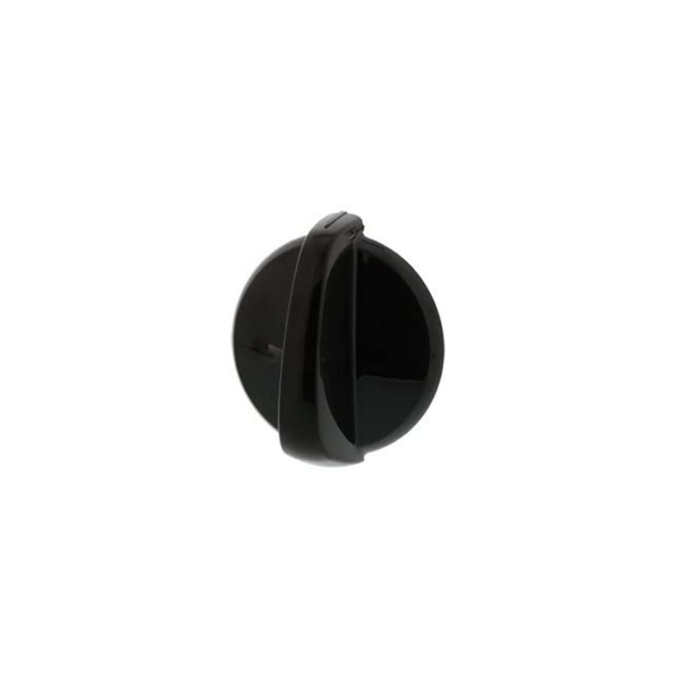 GE WS01L05899 Bouton de brûleur de cuisinière noir, Minivalve