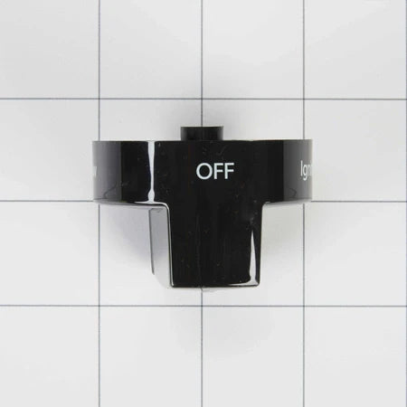 Bouton de commande de cuisinière Whirlpool WPW10339442 noir