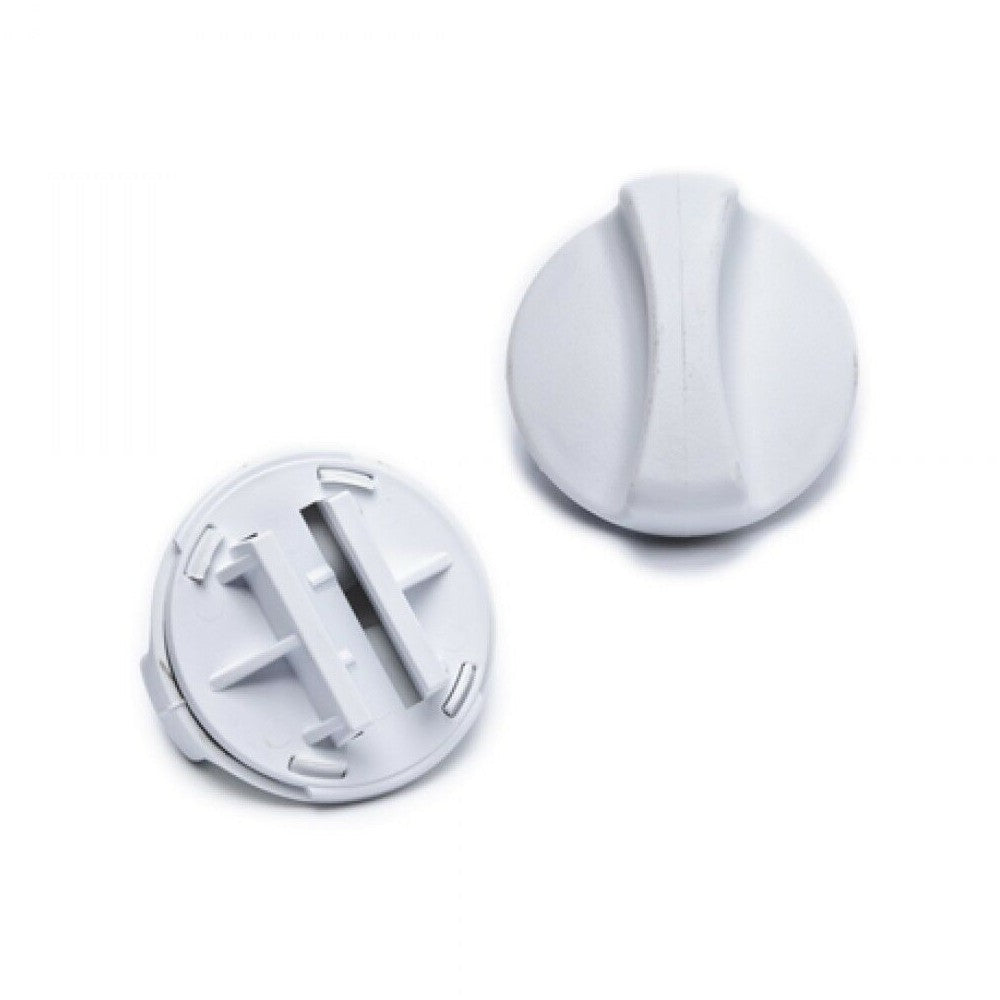 Whirlpool 2186494W refrigerator water filter cap white replacement -1