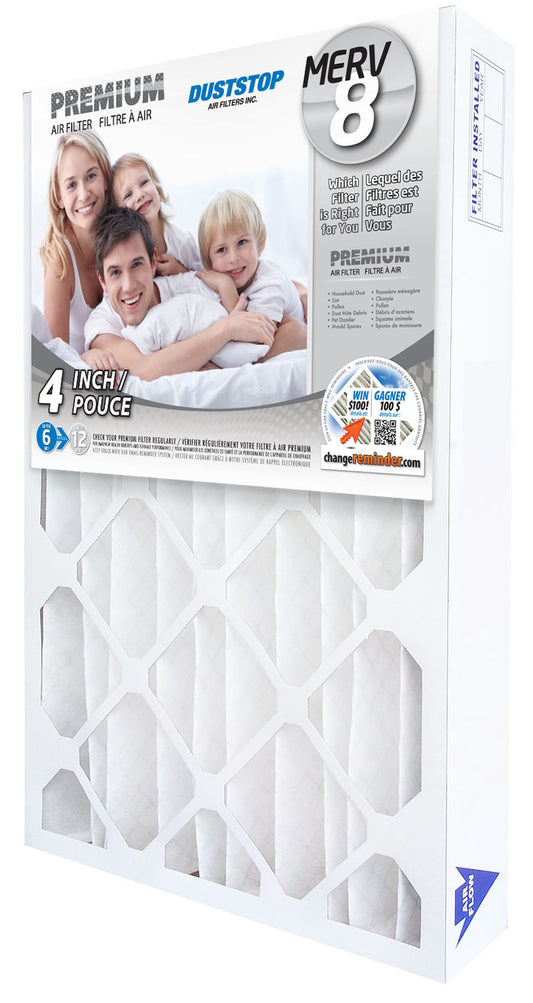 16" x 20" x 4" Air & Furnace Filter - MERV 8 - 3 Packs/Case -1