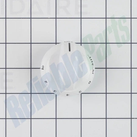 Frigidaire 316220008 White Oven Range Burner Knob