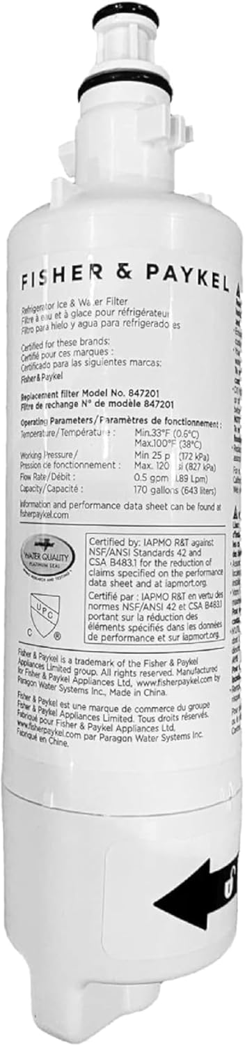 FWC4 847201 Fisher & Paykel compact refrigerator water filter replacement -2