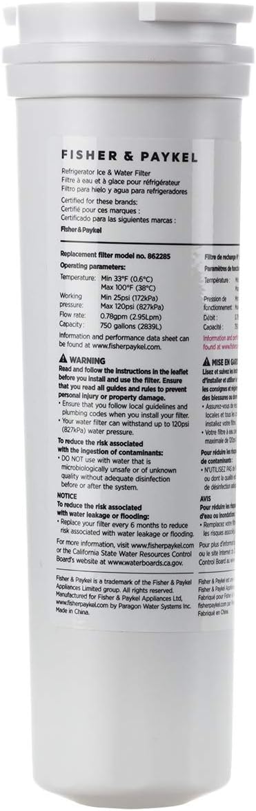FWC2 862285 Fisher & Paykel refrigerator water filter replacement -2