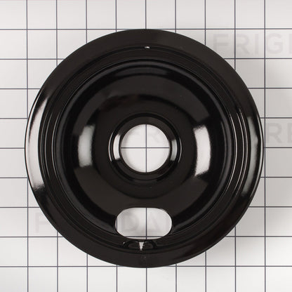 A316222201 Black 6" Porcelain Drip Pan for Frigidaire Stove