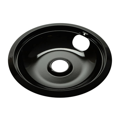A316222301 Black 8" Porcelain Drip Pan for Frigidaire Stove