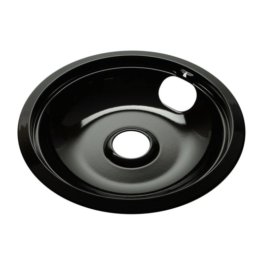 A316222301 Black 8" Porcelain Drip Pan for Frigidaire Stove