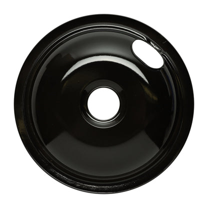 A316222301 Black 8" Porcelain Drip Pan for Frigidaire Stove