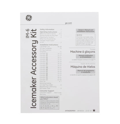 GE/Hotpoint IM6D Refrigerator Icemaker Replacement Kit