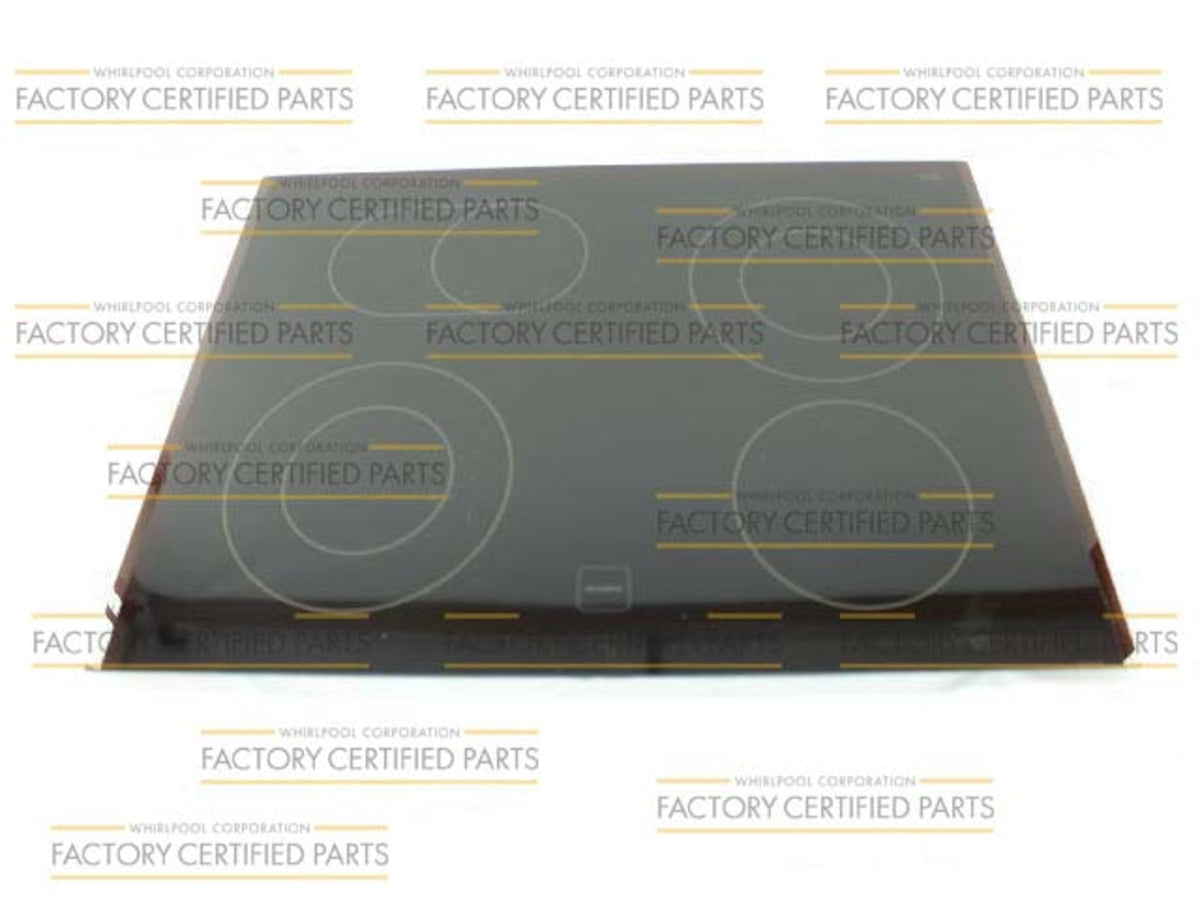 W10297306 Black Main Cooktop Glass for Whirlpool Stove