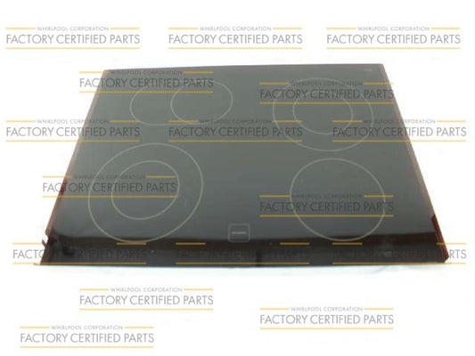 W10297306 Black Main Cooktop Glass for Whirlpool Stove