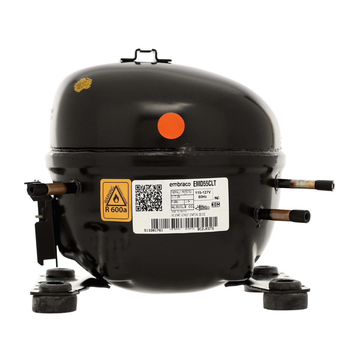 Compresseur de réfrigérateur Whirlpool, pièce W11370574