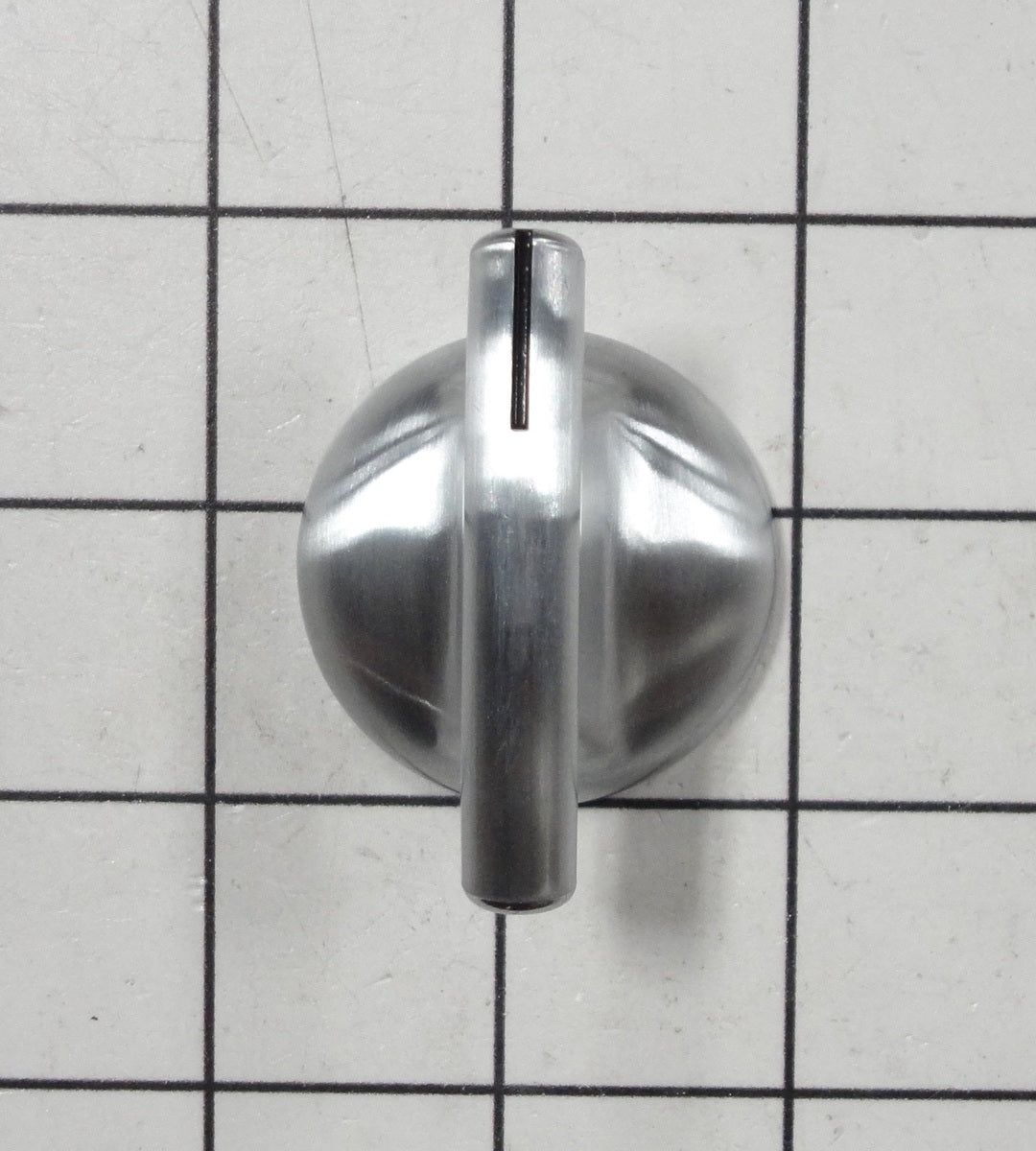 WP74008921 Bouton de brûleur en acier inoxydable pour cuisinière Whirlpool