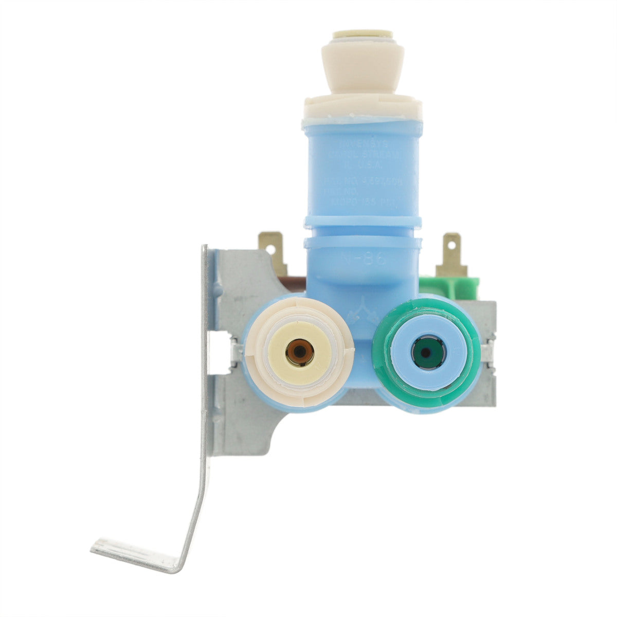 Robinet d'arrivée d'eau de réfrigérateur Whirlpool, pièce WPW10179146