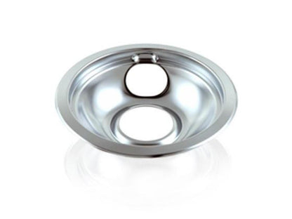 Whirlpool 8" Chrome Stove Drip Bowl - Range Part WPW10196405