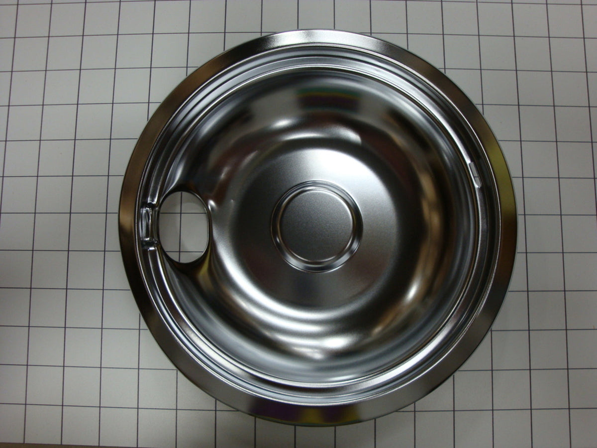 Whirlpool 8" Chrome Stove Drip Bowl - Range Part WPW10196405