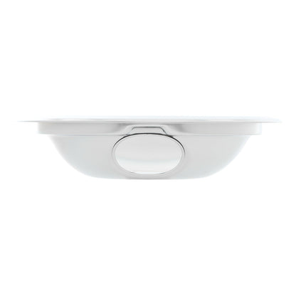 6" Chrome Stove Drip Bowl W10196406RW for Whirlpool/KitchenAid/Admiral