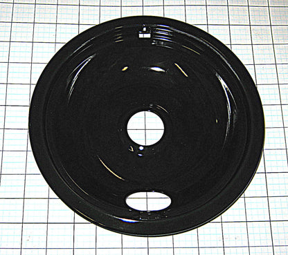 WPW10290350 Black 8" Drip Bowl for Whirlpool/KitchenAid Oven Range
