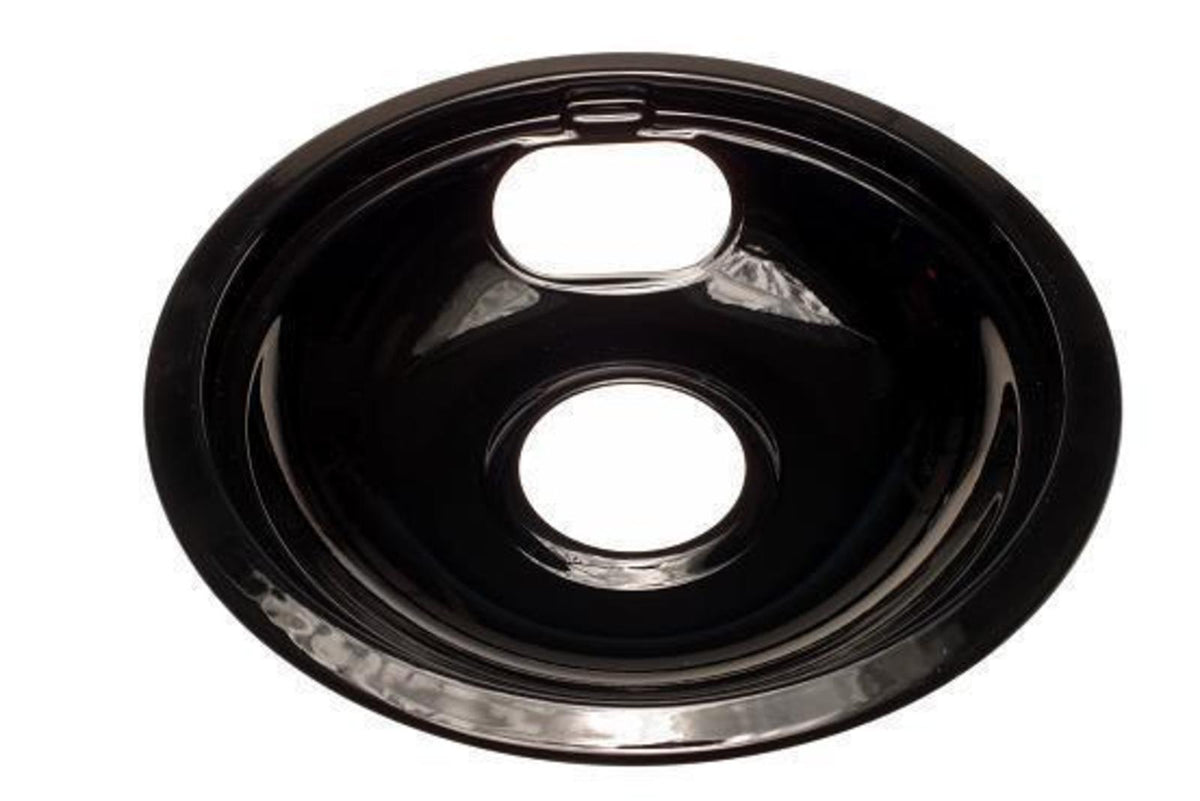 WPW10290350 Black 8" Drip Bowl for Whirlpool/KitchenAid Oven Range