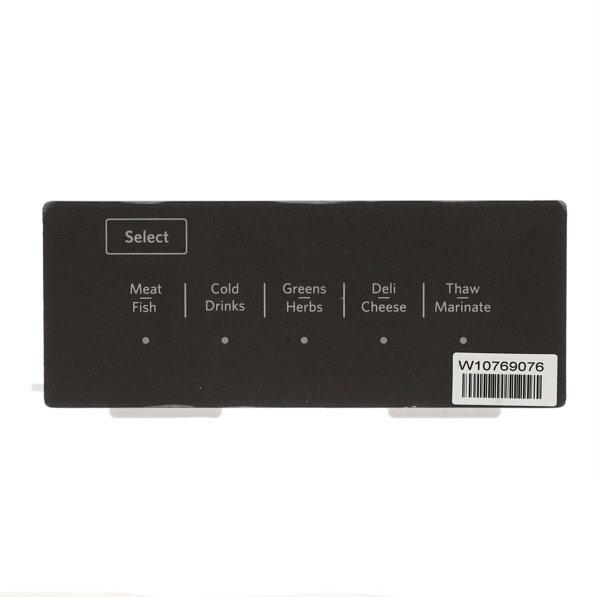 WPW10769076 Tiroir de contrôle de température de réfrigérateur Whirlpool - Module d'interface utilisateur