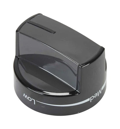 Bouton de commande de cuisinière Whirlpool WPW10339442 noir