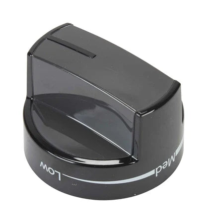 Whirlpool WPW10339442 Black Oven Range Control Knob