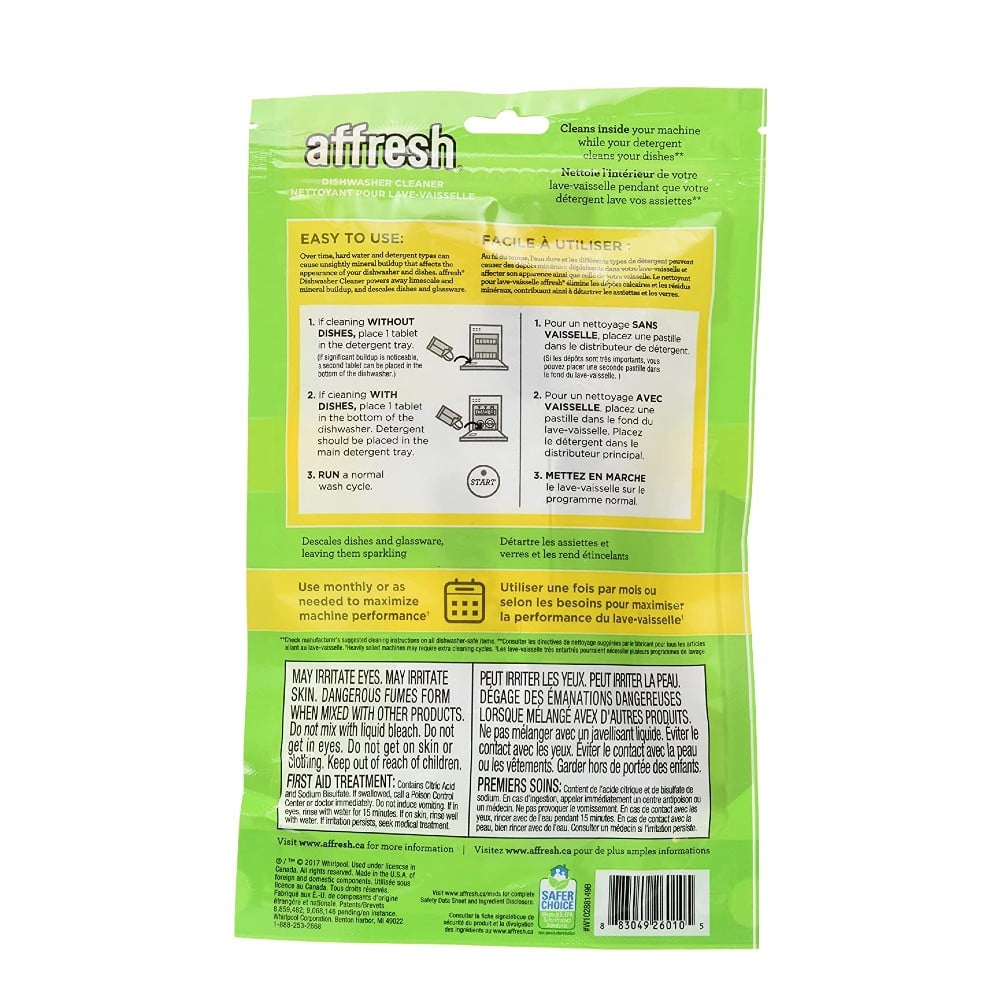 Affresh W10288149B Dishwasher Cleaner by Whirlpool