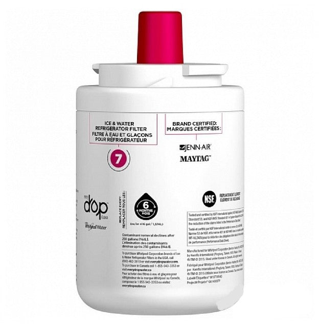 Whirlpool EDR7D1B FILTER 7 refrigerator water filter UKF7003 replacement -3