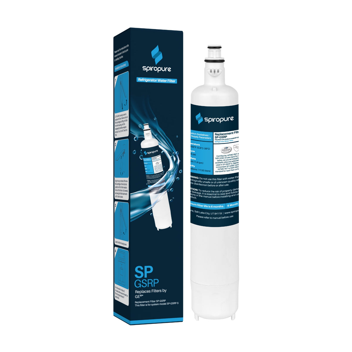 Replacement for GE RPWF refrigerator water filter replacement -1