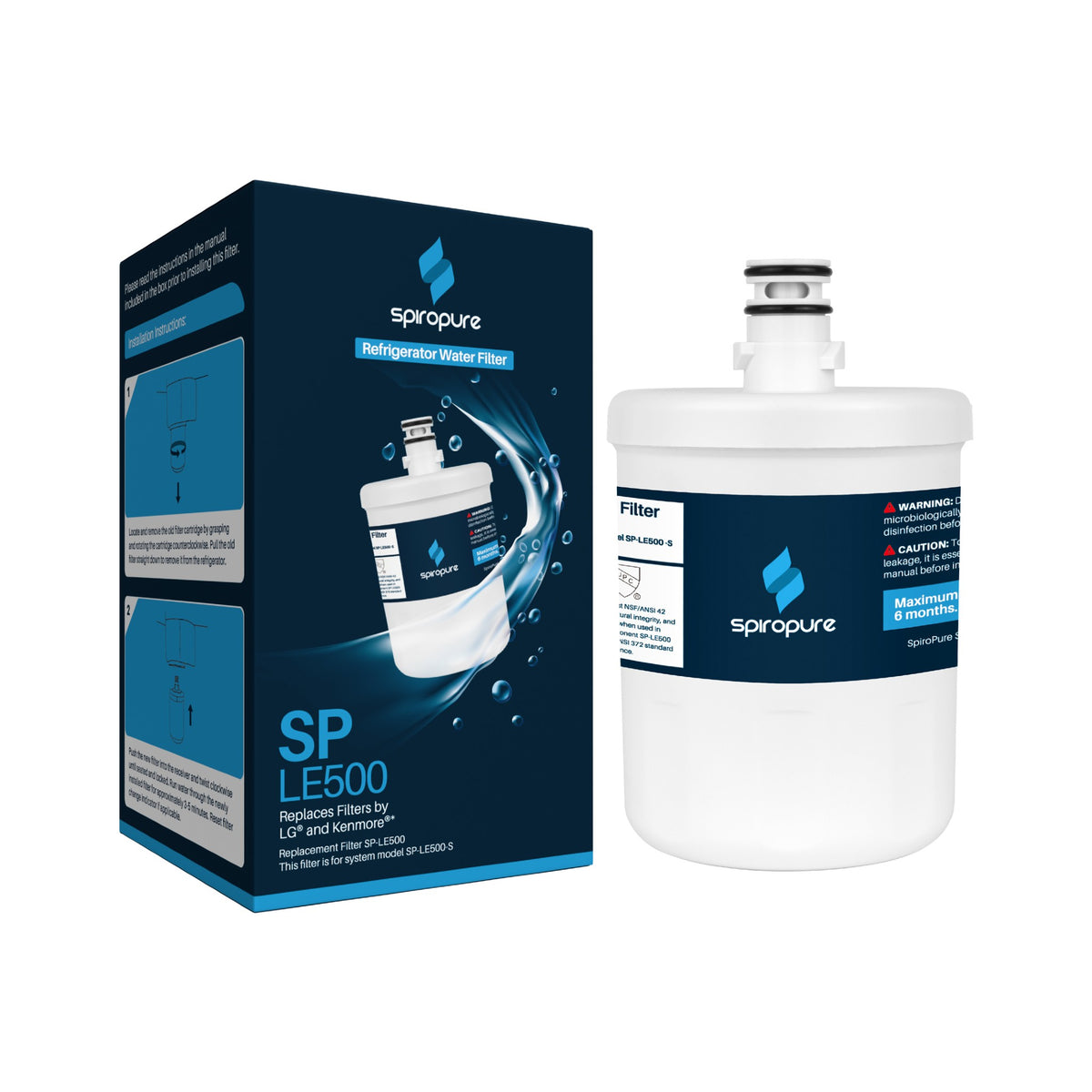 Replacement for LG 5231JA2002A LT500P refrigerator water filter replacement -1