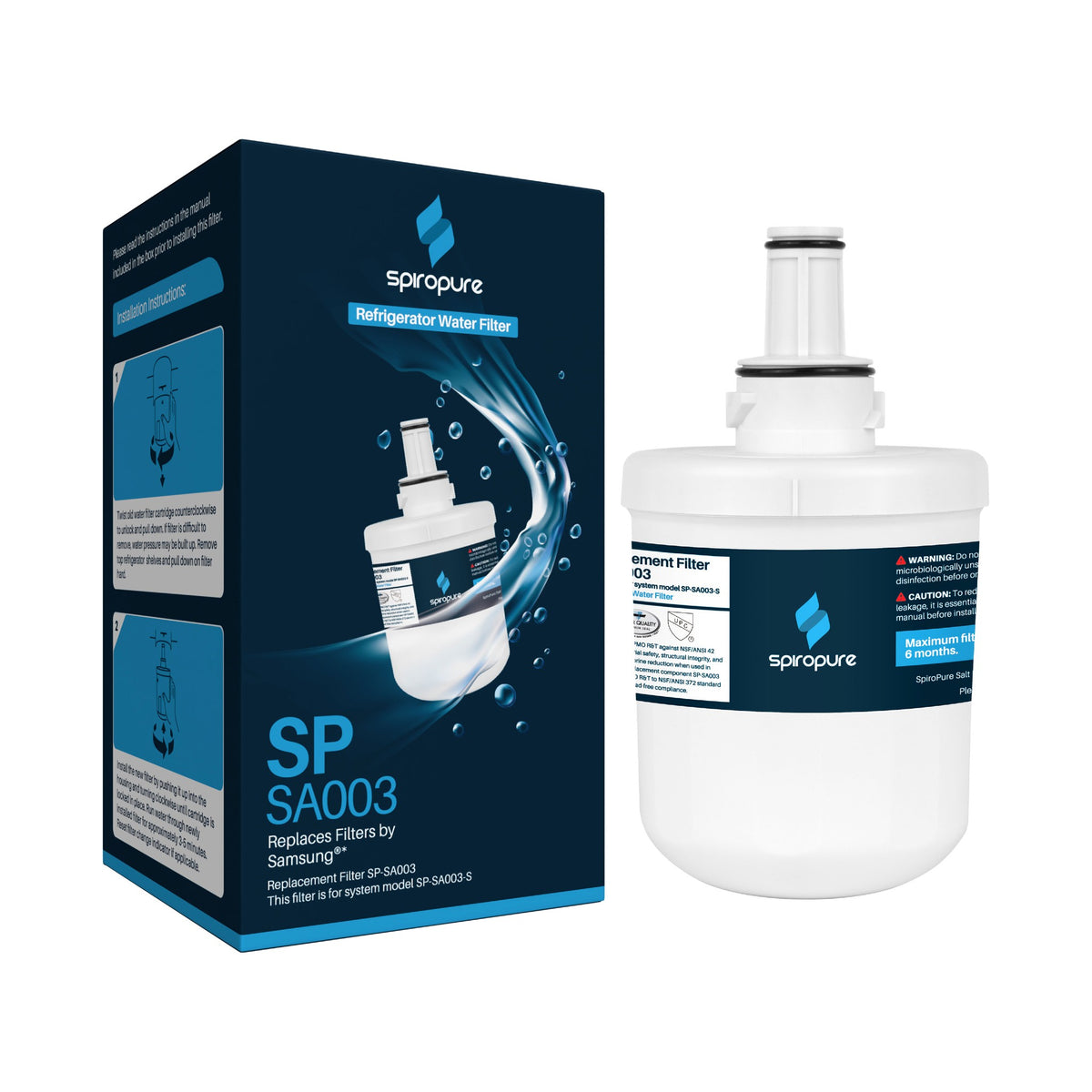 Replacement for Samsung DA29-00003G HAFCU-1 DA29-00003F refrigerator water filter replacement -1