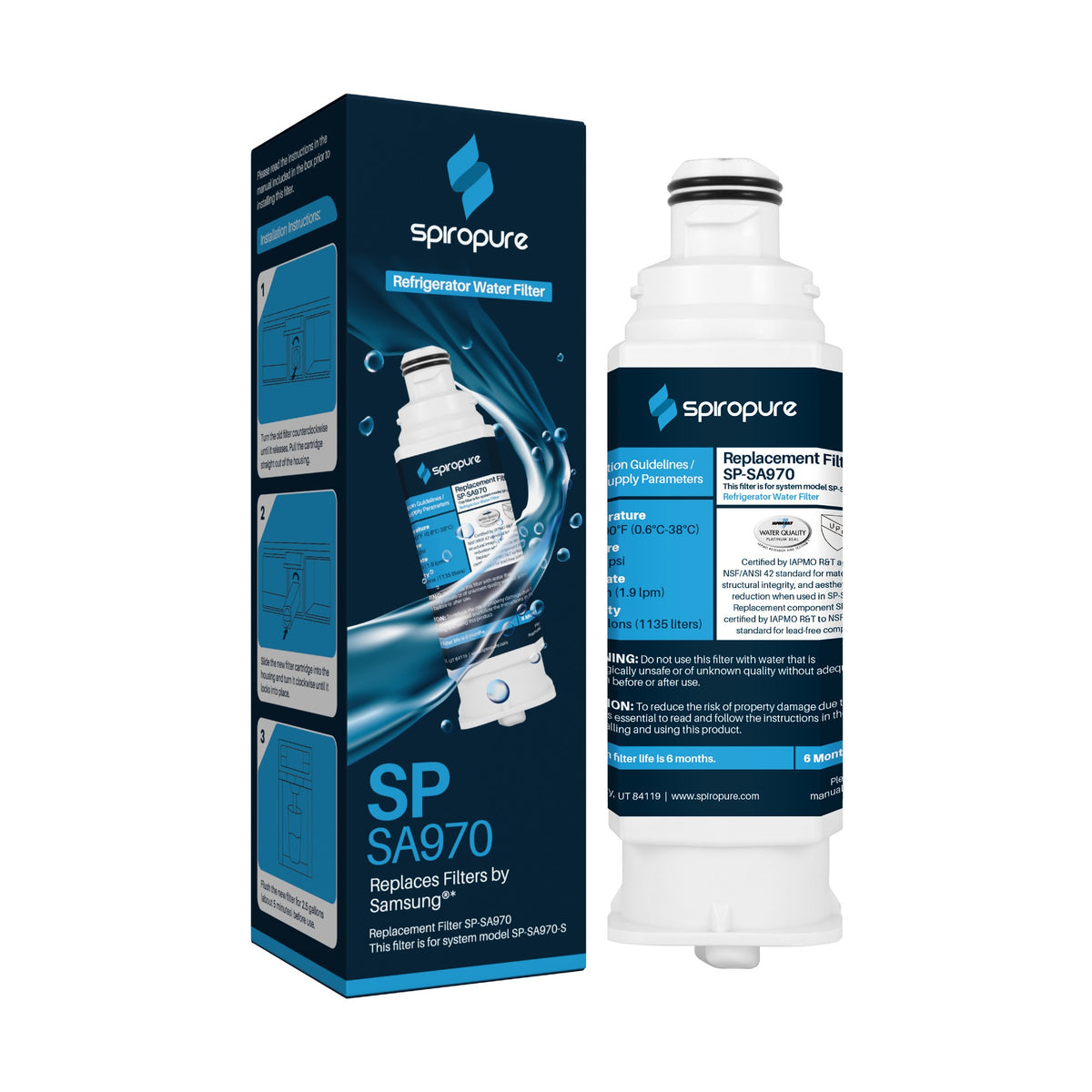 Replacement for SAM-DA97-17376B HAF-QIN HAF-QIN/EXP Samsung refrigerator water filter replacement -1