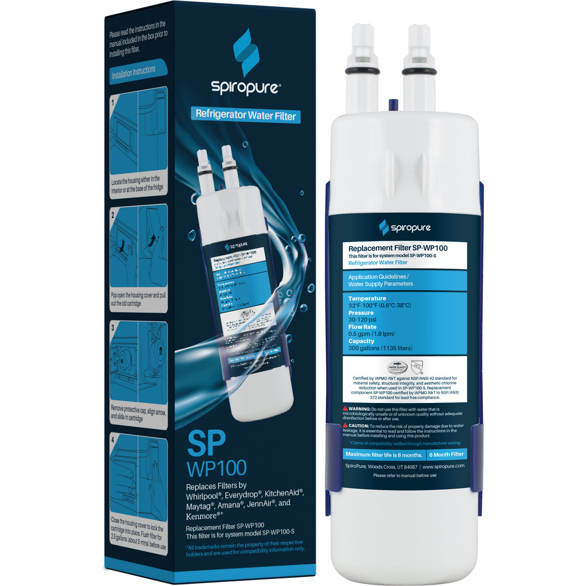 Replacement for Whirlpool EDR1RXD1, EveryDrop Filter 1 -1