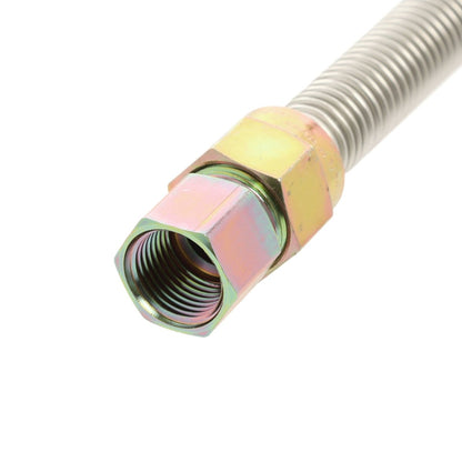 30-3132-48 48" Stainless Steel Gas Connector 5/8” OD 1/2" FIP/MIP
