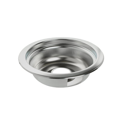TJCRP6 Bol collecteur de dégouttements chromé, pièce universelle pour cuisinière de 6"