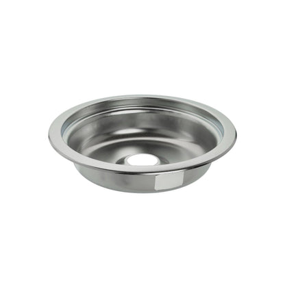 TJCRP8 Chrome Universal Drip Bowl for Oven Range, 8 inch