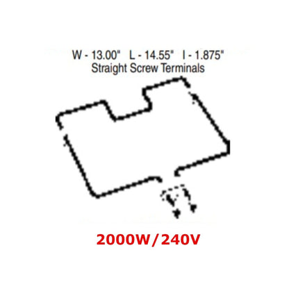Résistance de cuisson TJUB303, remplacement pour GE WB44X5043