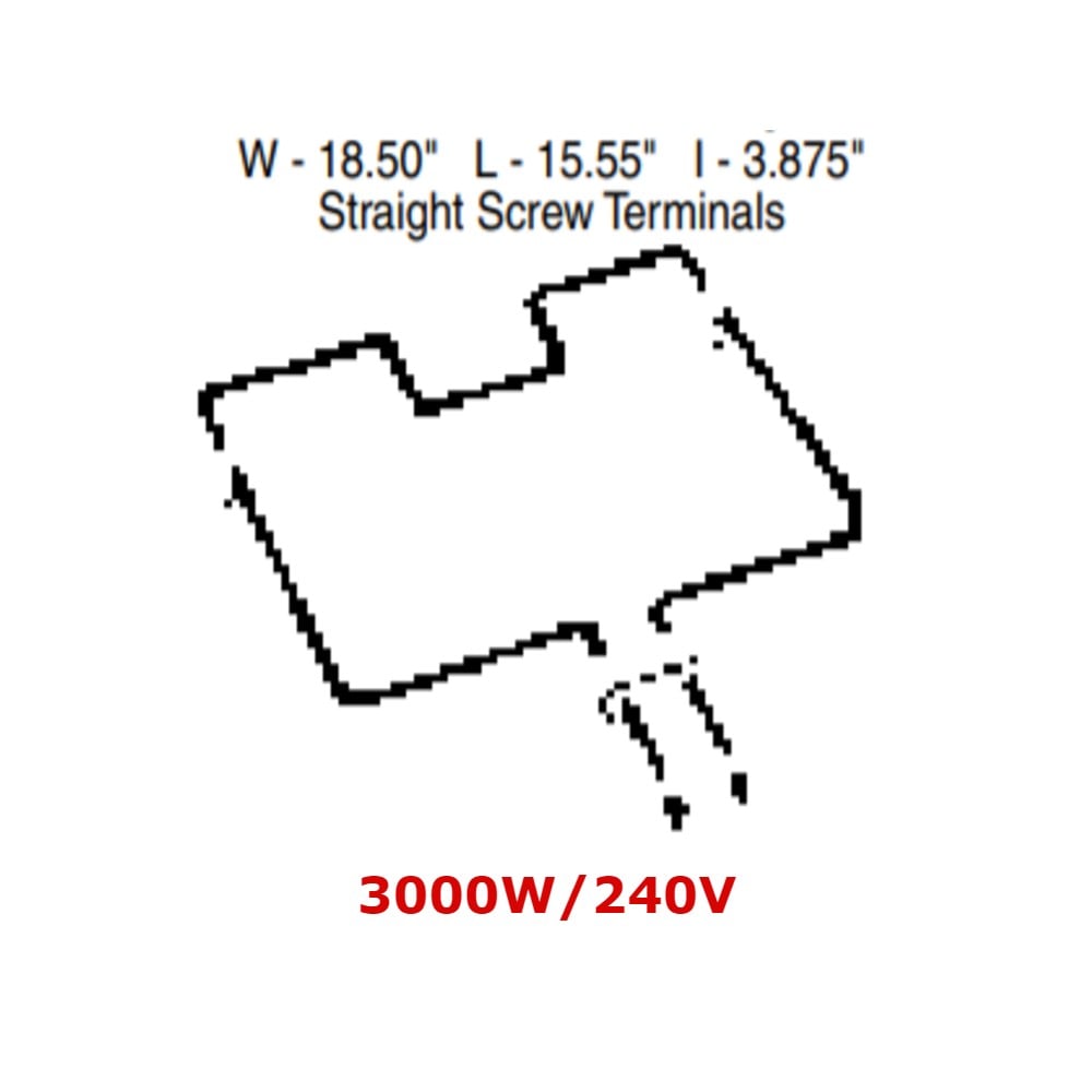 TJUB644 GE Oven Range Bake Element Replacement Part