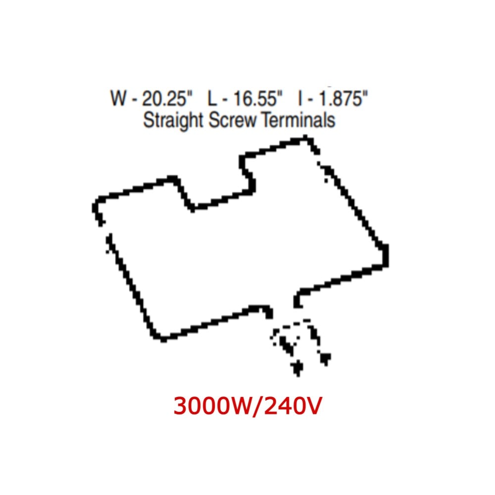 TJUB822 GE Oven Range Bake Element Replacement Part