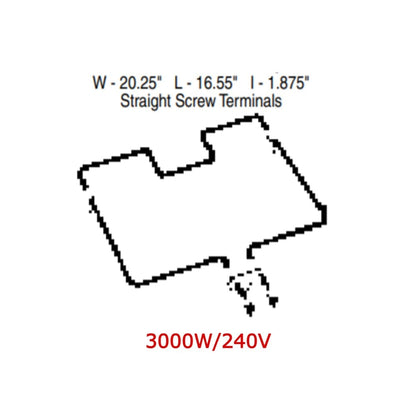 TJUB822 GE Oven Range Bake Element Replacement Part
