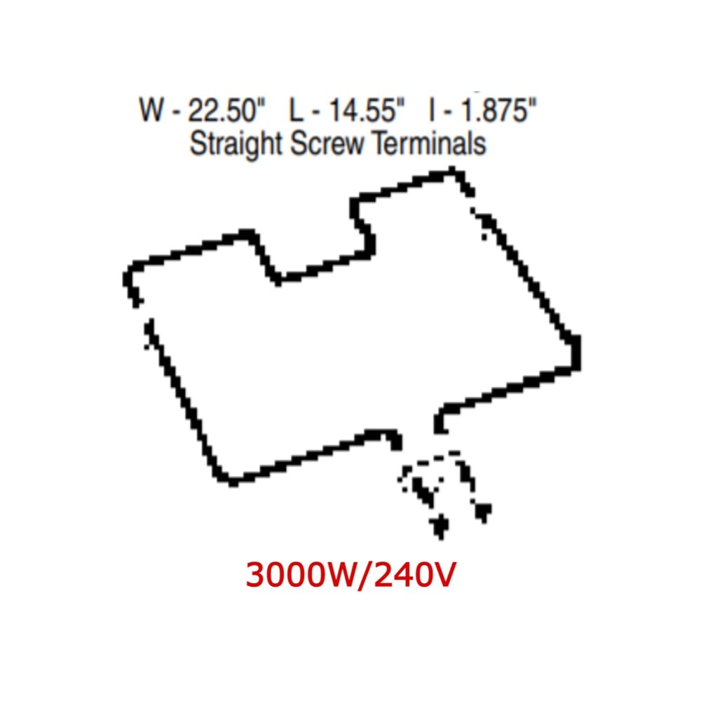 TJUB962 GE Oven Range Bake Element Replacement Part