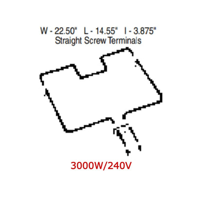 TJUB963 GE Oven Range Bake Element Replacement Part