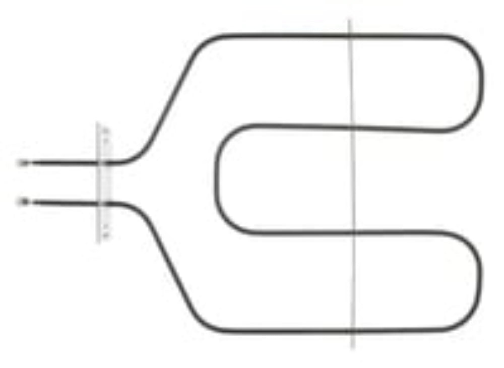 TJUT317 Broil Element for Frigidaire Oven Range