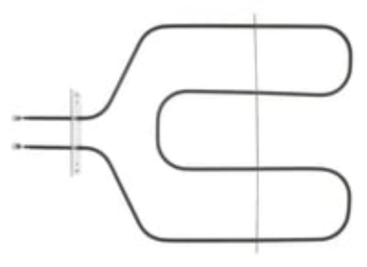 TJUT317 Broil Element for Frigidaire Oven Range