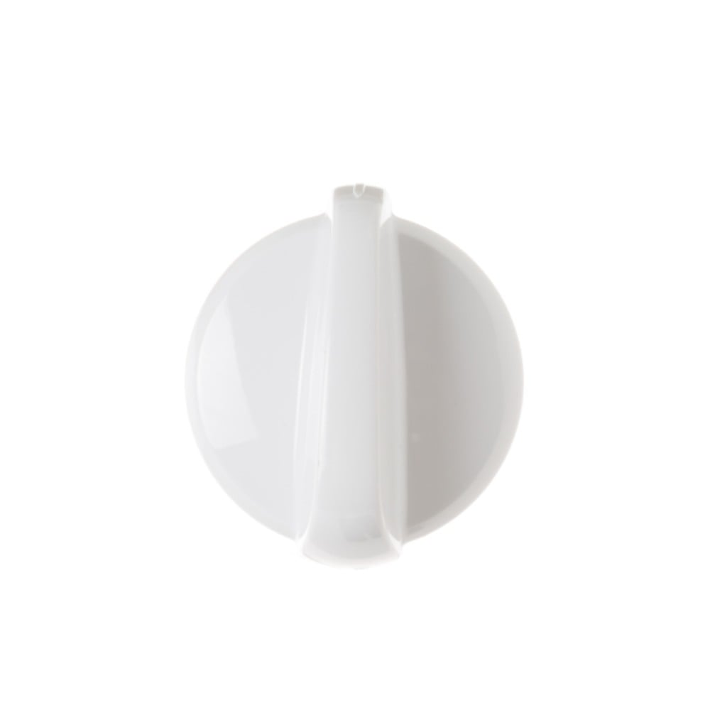 Bouton de brûleur de cuisinière blanc GE WG02L01512