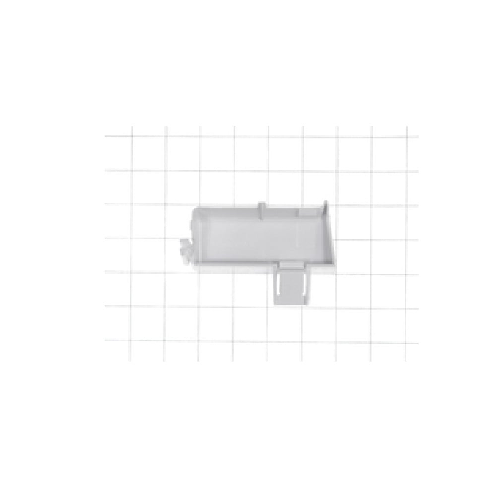 White Left Hand Door Shelf End Cap WG03L00278 for GE Fridge