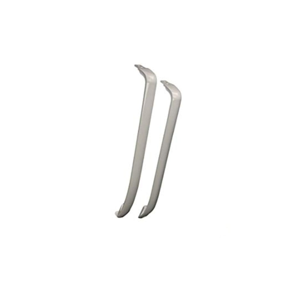 WG03L01397 Poignée de porte de réfrigérateur-congélateur GE blanche, lot de 2